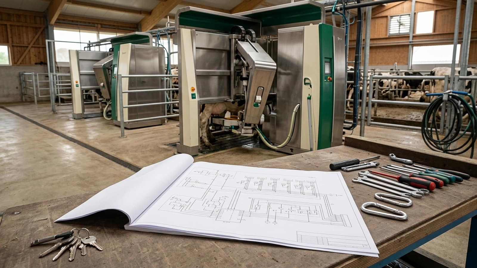 Automated Milking System Financing — editorial illustration