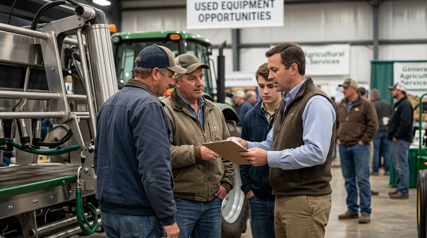 Illustration: Financing Used Dairy Equipment: A Strategic Guide for 2026 Operations